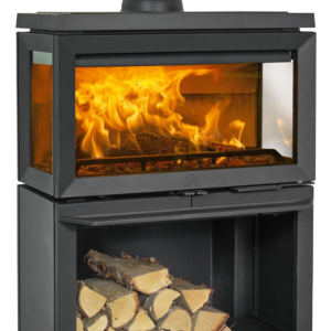 modern wood burning stove