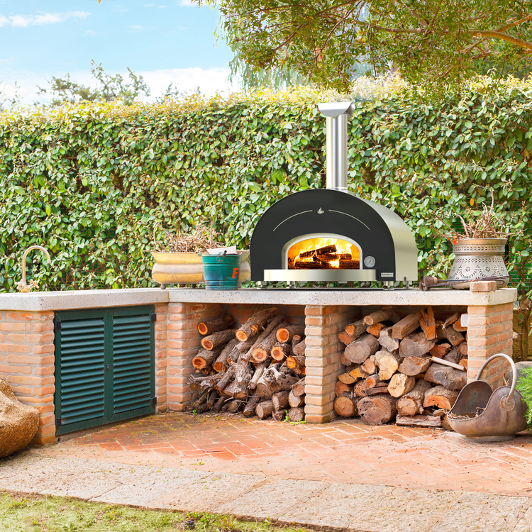 wood stove with blower