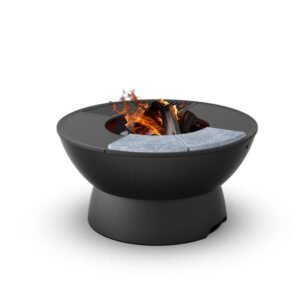 outdoor wood fire pit