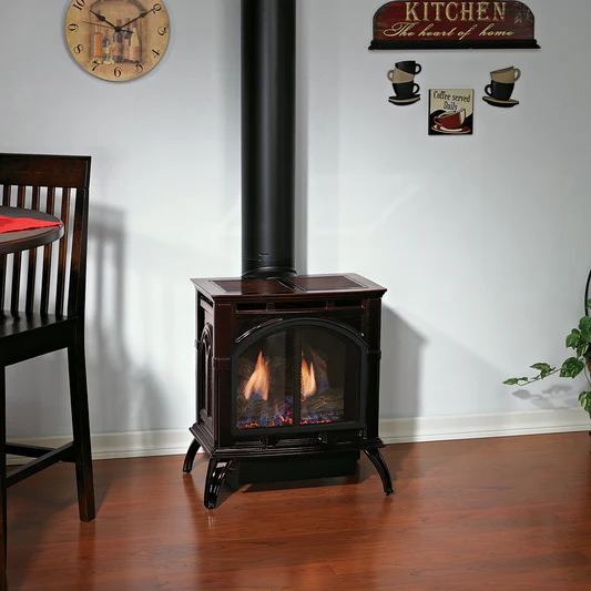 wood stove with blower